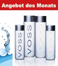 Schon probiert? Voss Wasser? Klick mich an